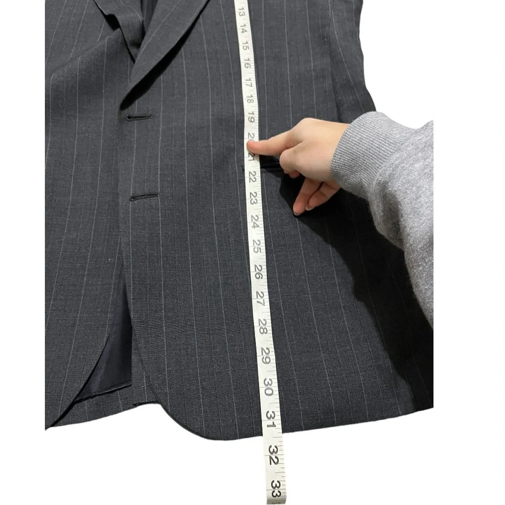 Men’s Vintage Burberry Jacobson’s Dark Gray Sports Coat - 42R